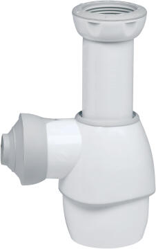 Bottle trap WIRQUIN all in one universal white