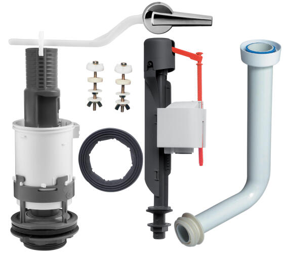 Toilet mechanism WIRQUIN front flush low level