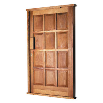 Entry Door Hardwood with Frame (prehung) 12 Panel Left Hand Opening-w1310xh2120mm