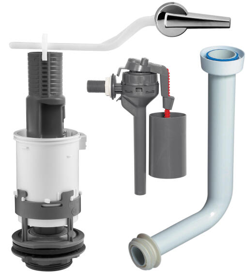 Toilet mechanism WIRQUIN front flush side inlet vale low level