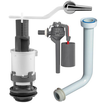 Toilet mechanism WIRQUIN front flush side inlet vale low level