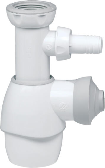 Bottle trap WIRQUIN universal with washing machine adapter