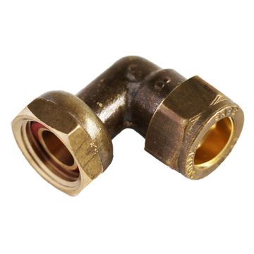 Elbow compression swivel 90degree cx fi 15mm