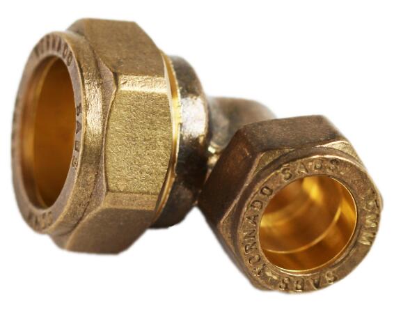 Reducing elbow compression 22mm x 15mm x c
