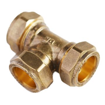 Tee compression equal 22mm c x c x c