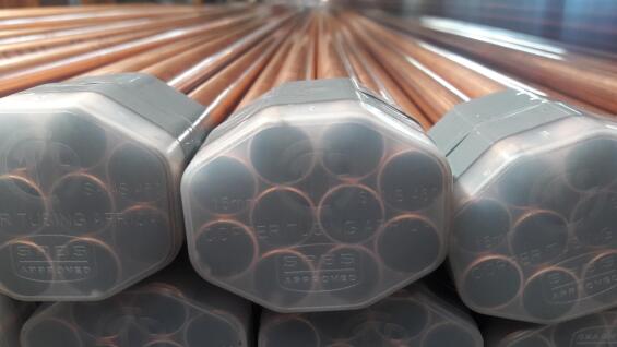Copper pipe 15mm x 1m Class 0 SABS