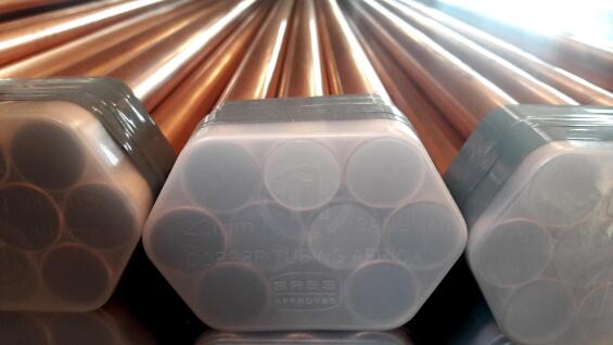 Copper pipe 22mm x 1m class 0