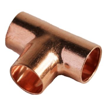 Equal tee copper capillary 15mm cxcxc