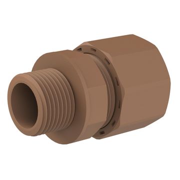 Iron coupler male UNITWIST 15mm x 1/2"