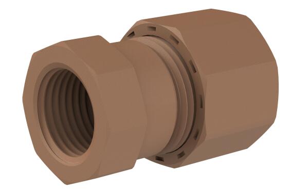 Female coupler UNITWIST iron 15mm x 1/2