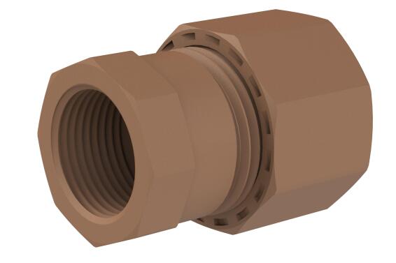 Coupler female iron UNITWIST 22mm x 3/4