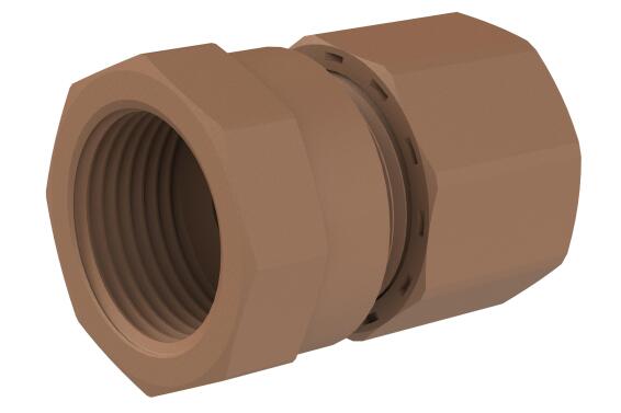 Reducing coupler UNITWIST female 15mm x 3/4