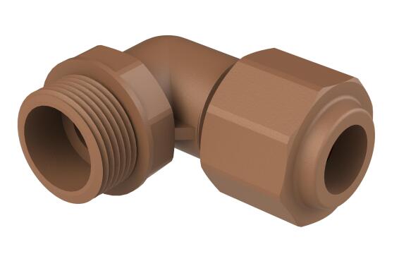 Reducing elbow UNITWIST male 15mmX3/4