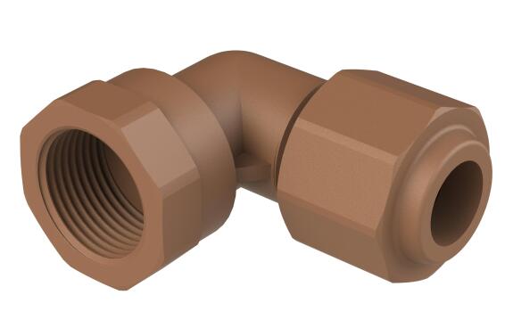 Female elbow UNITWIST iron 15mm x 3/4