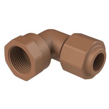 Female elbow UNITWIST iron 15mm x 3/4"