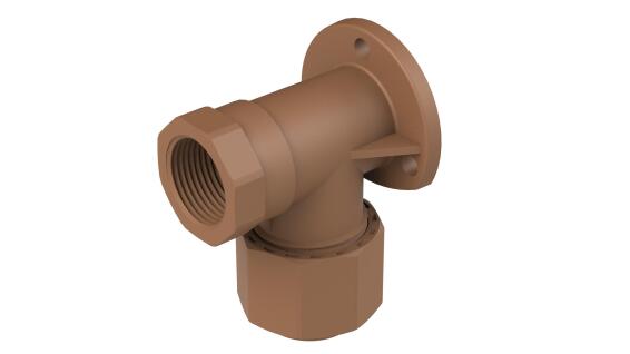 Wallplate elbow UNITWIST cxf 22mm
