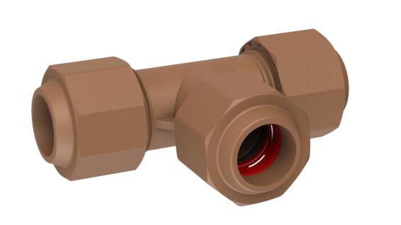 Equal tee UNITWIST cxcxc 22mm