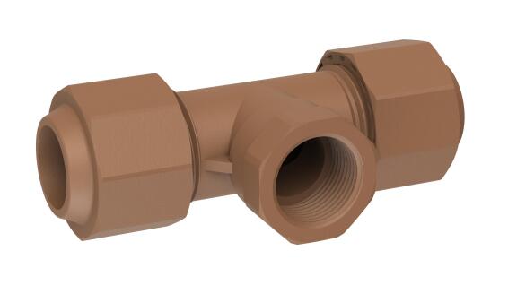 Tee UNITWIST c x c x f 22mm x 3/4