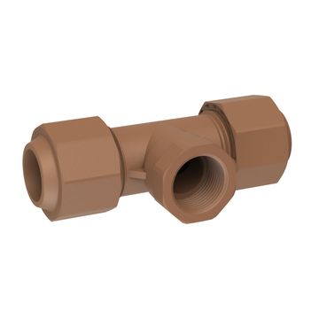 Tee UNITWIST c x c x f 22mm x 3/4"