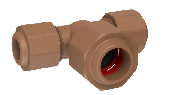 Center enlarged tee UNITWIST 15mmX15mmX22mm
