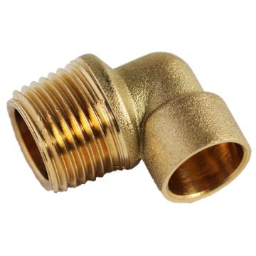 Elbow copper capillary 90 degree 15mm x 1/2" c x mi