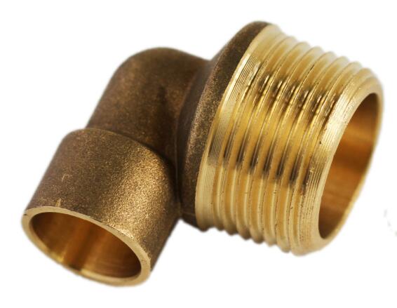 Reducing elbow copper cap 90 degree 15mm x 3/4