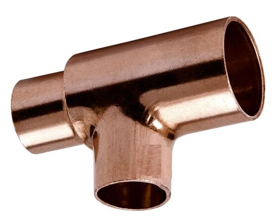 Reducing tee copper capillary cxc 28mm x 22mm x 22mm