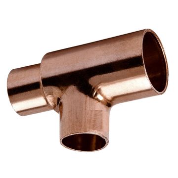 Reducing tee copper capillary cxc 28mm x 22mm x 22mm