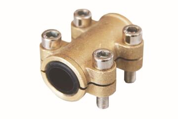 Clamp tube repair brass 15mm
