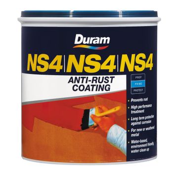Anti-Rust Paint Coating DURAM NS4 Black 5L