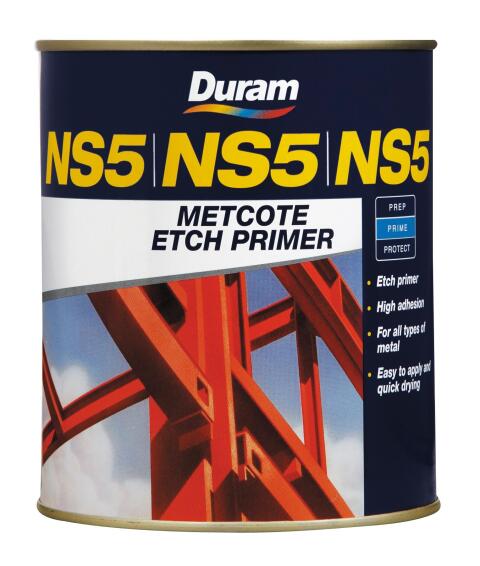 Metcote Etch Primer DURAM NS5 Red 1L