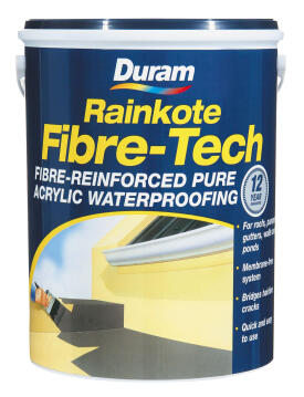 Duram Fibre-Reinforced Acrylic Waterproofing Fibre-Tech Grey 5L