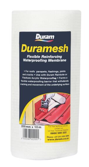 Duram DuraMesh Flexible Reinforcing Waterproofing Membrane 200mm x 10m