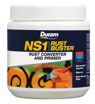 Rust converter and primer DURAM NS1 Rust Buster 500ml