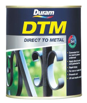 Direct to Metal paint DURAM DTM Hammered Metallic Copper 1L