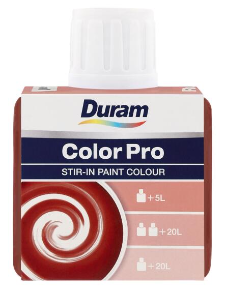 Stir-in paint colour DURAM ColorPro Ruby 80ML
