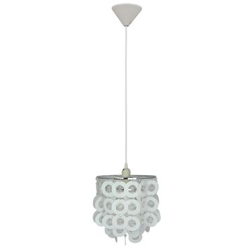 pendant light E27 1x60w metal plastic