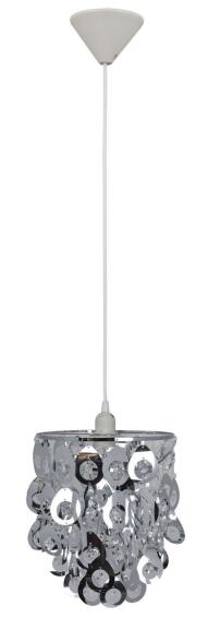 pendant light E27 1x60w metal plastic