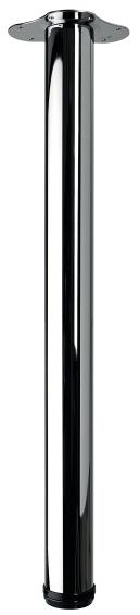 Furniture leg chrome plated hettich