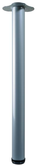 Furniture leg aluminium look hettich