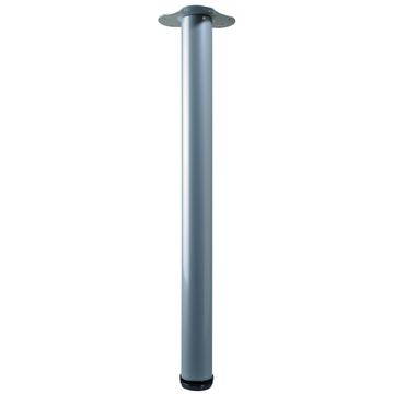 Furniture leg aluminium look hettich