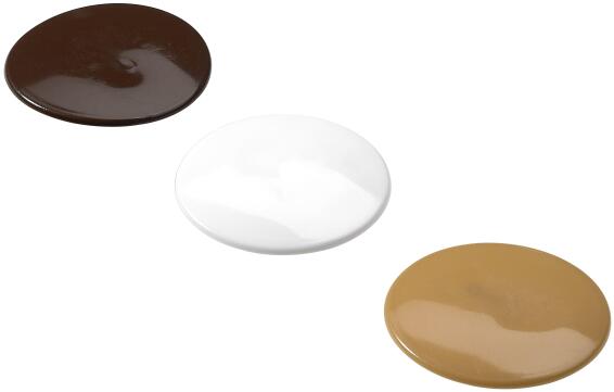 Cover cap white brown alder/beech hettich