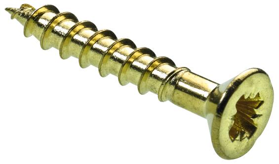 Screws for piano hinges brass-plated hettich
