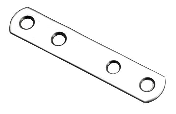 Connector profile 80x15 stainless steel hettich