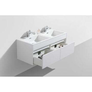 Simplicity 1200 White Vanity And Basin Gio