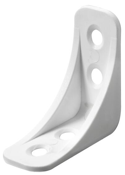 Connecting angle plastic white hettich