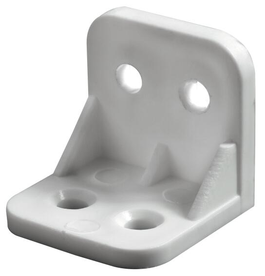 Connecting angle plastic white hettich