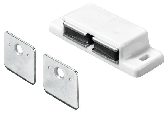 Magnetic catch white hettich