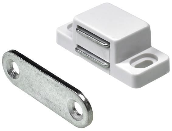 Magnetic catch white hettich