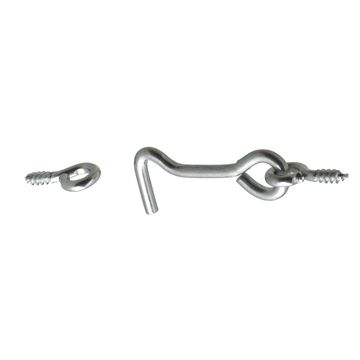 Storm hook with eyes zinc-plated hettich